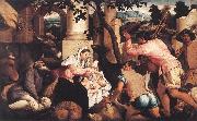 BASSANO, Jacopo Adoration of the Shepherds ss painting